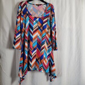 Premise Dress Y2K Retro Medium Geometric Colorful Cheerful vibrant eclectic EUC